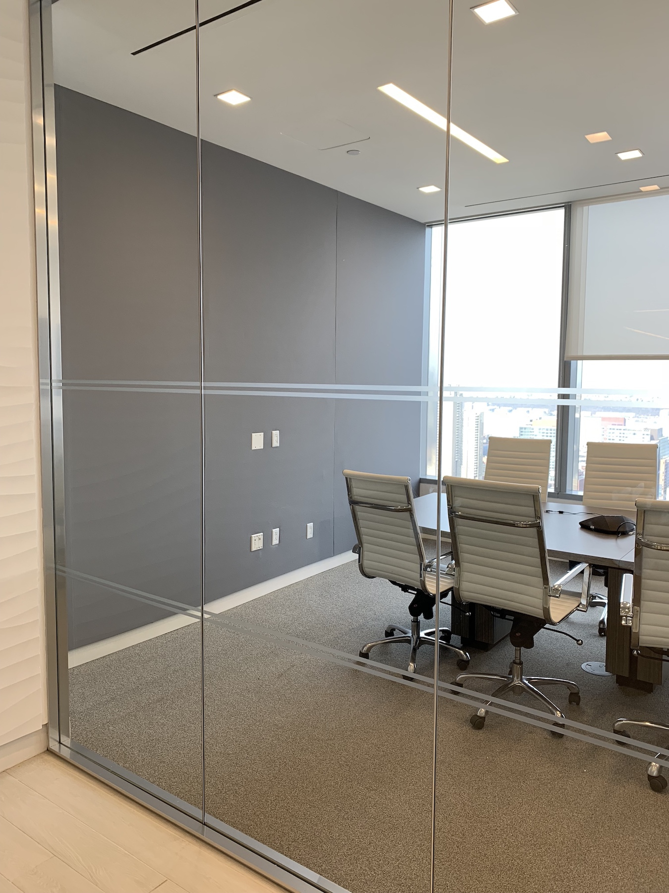Acoustic Fabric Wall in Office
