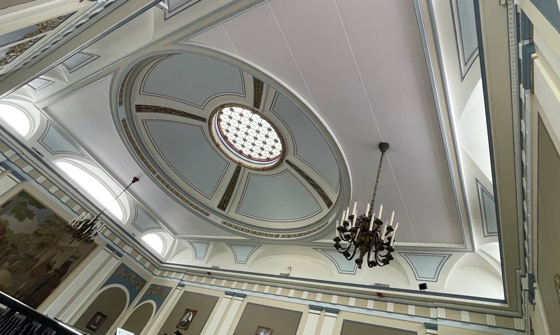 Acoustic Fabric Wall & Ceiling in Historic Building