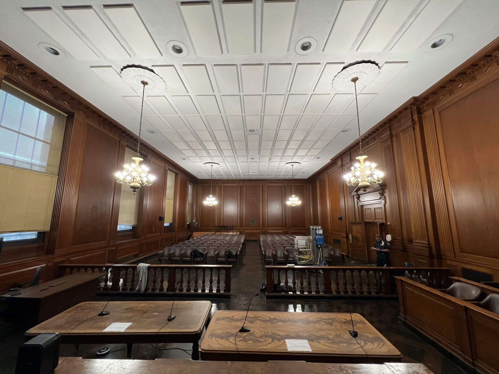 Acoustic Ceiling Panels in Historic Public Space