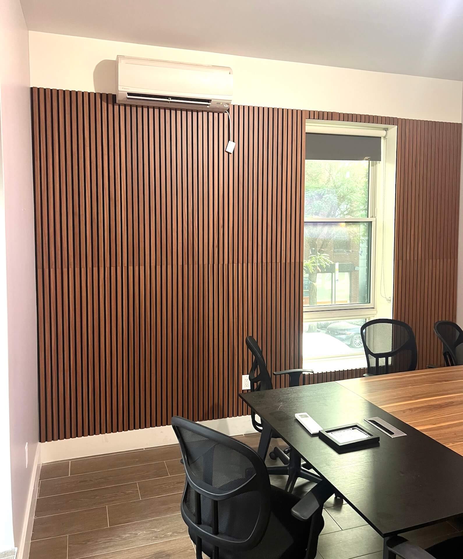 Slat Panel Features Wood Slat Panels New York Soundproofing and Acoustical Treatment