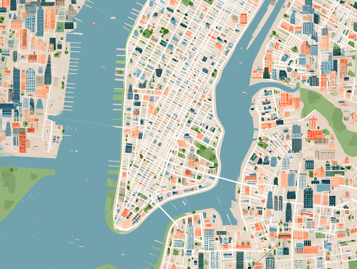map of New York City