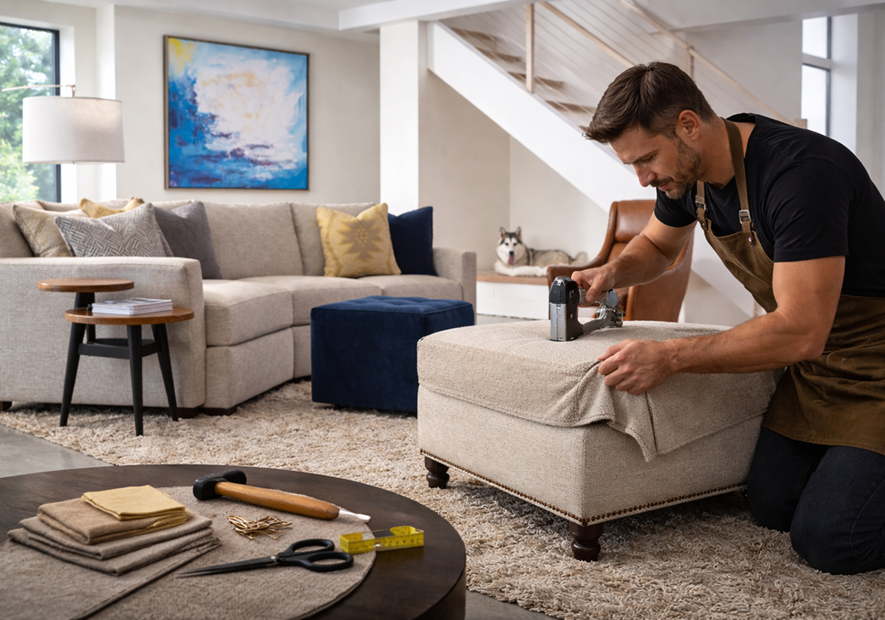 Give Your Woodside Home a Fresh Start with Custom Furniture Upholstery